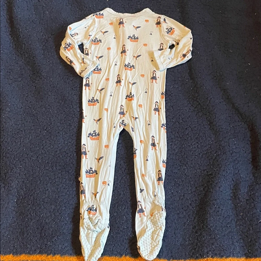 Kyte BABY Blue baby Footie - Picture 2 of 3